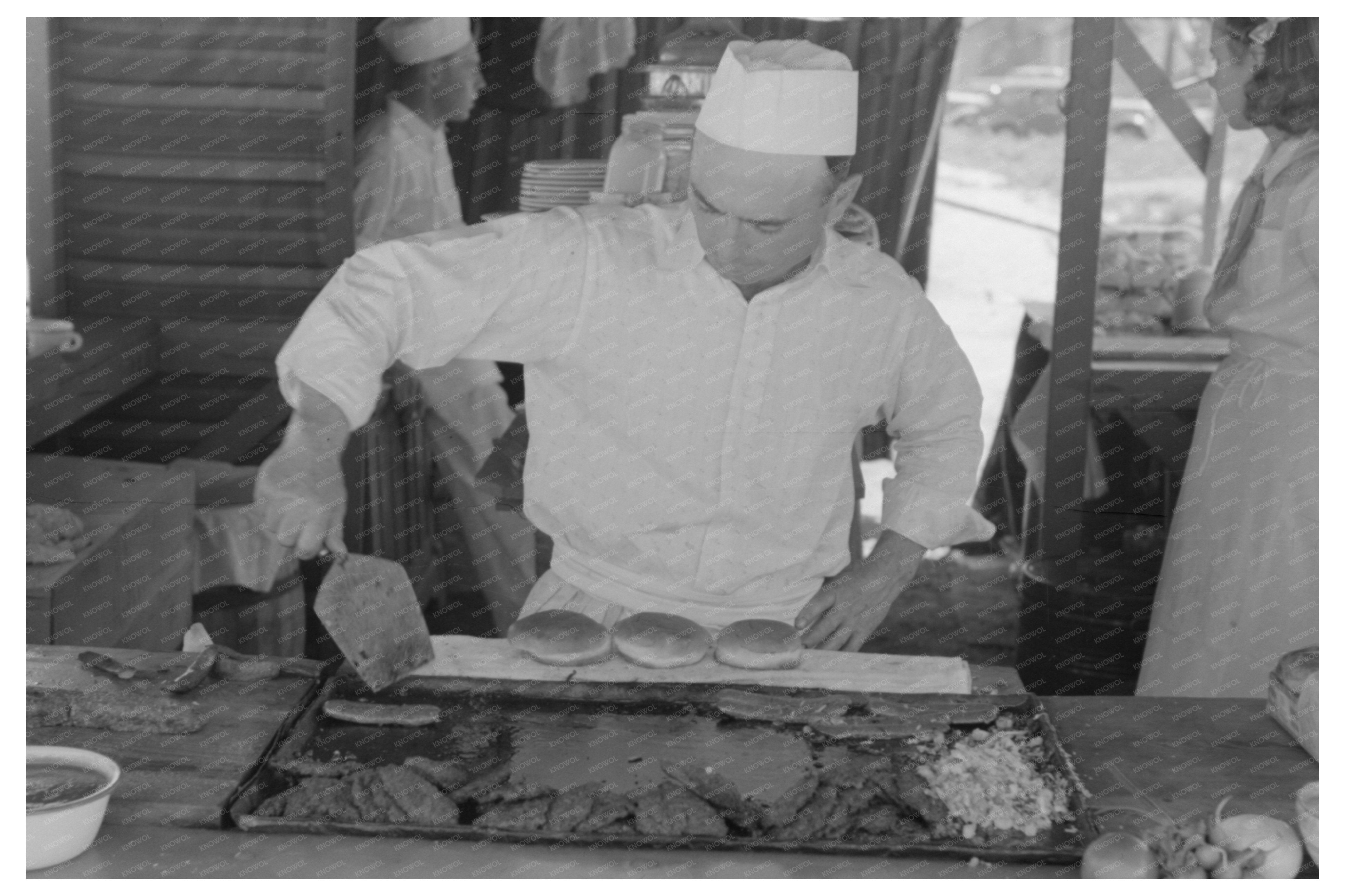 Vintage July 1941 Hamburger Stand in Vale Oregon