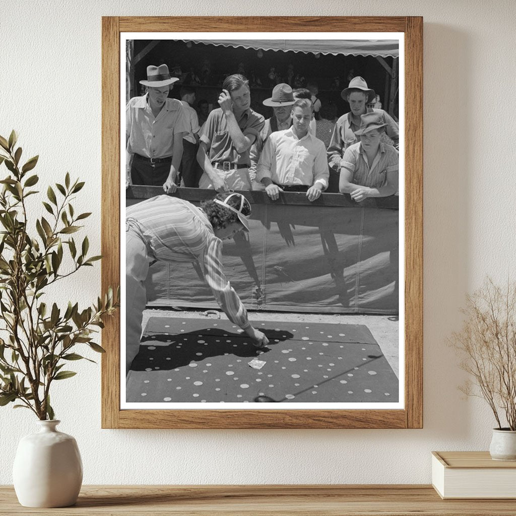 Coin Tossing Concession Fourth of July Celebration 1941