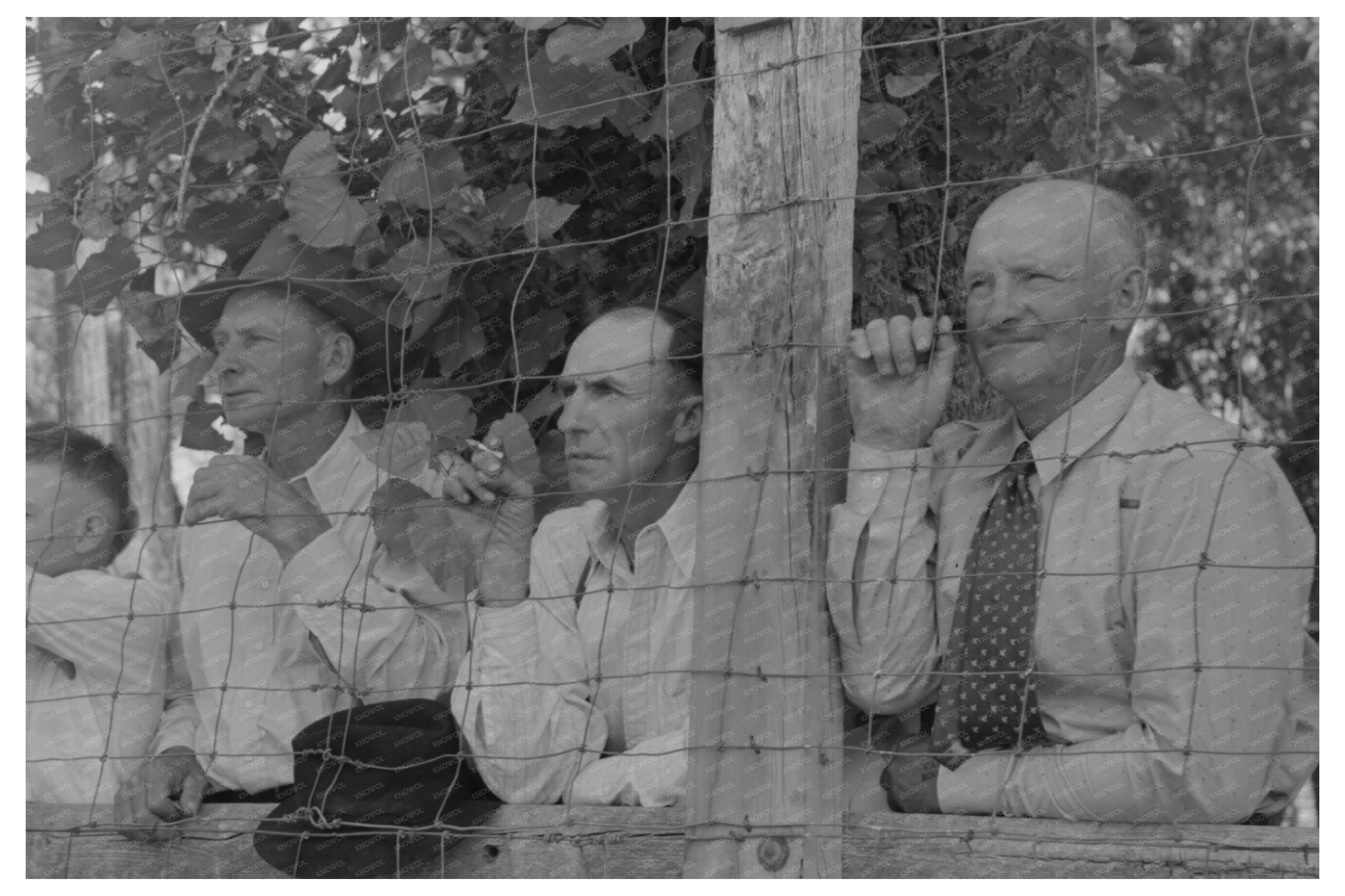 Baseball Game Spectators in Vale Oregon July 4 1941