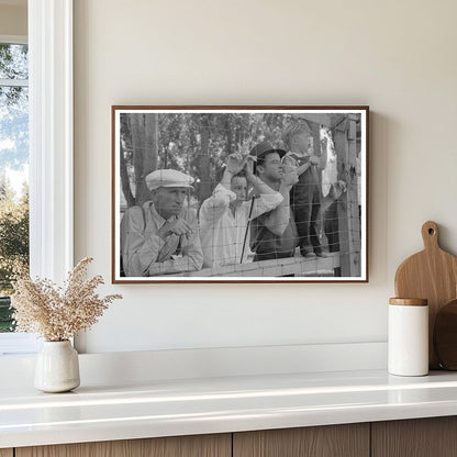 Baseball Game Spectators July 4th Vale Oregon 1941