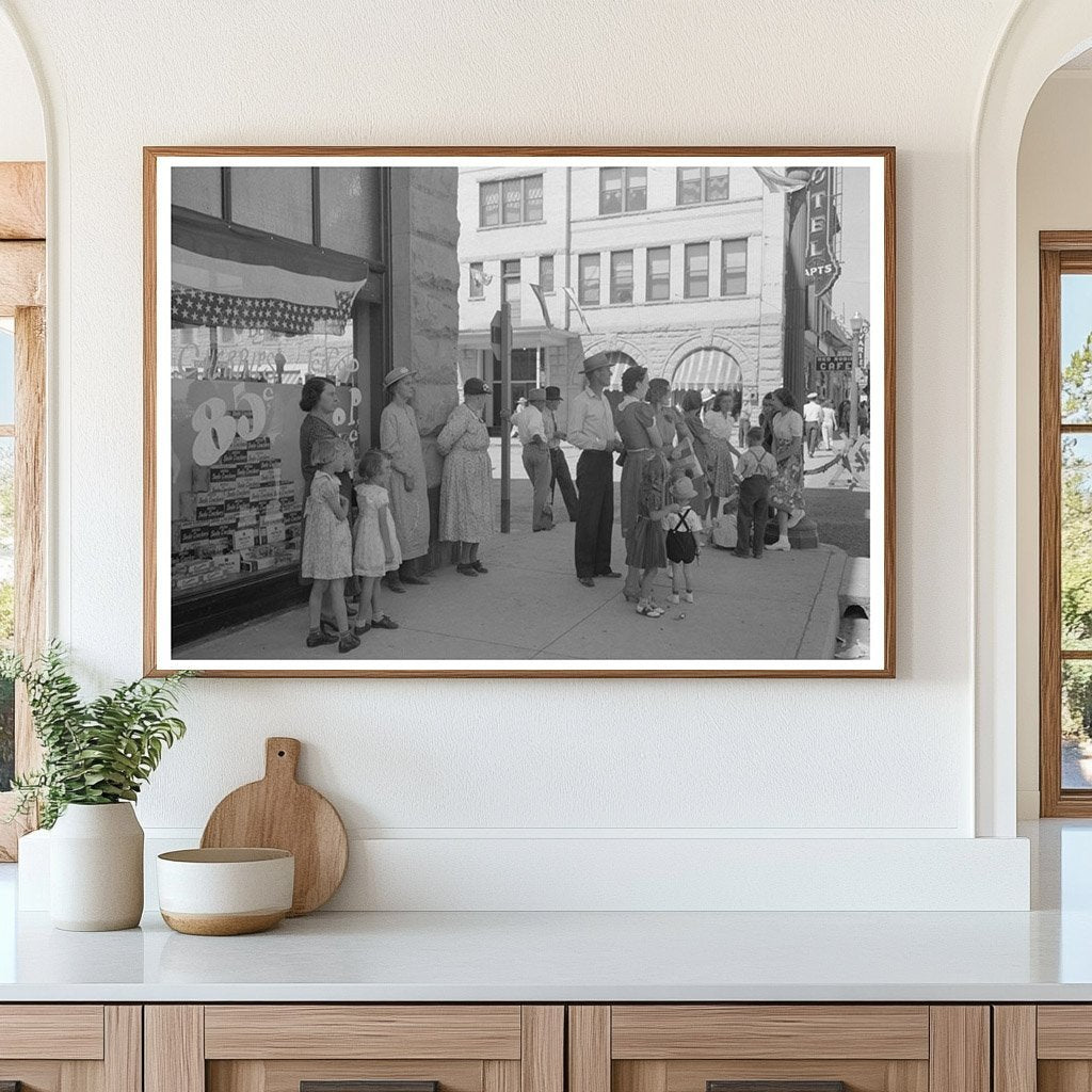 Fourth of July Parade Spectators Vale Oregon 1941