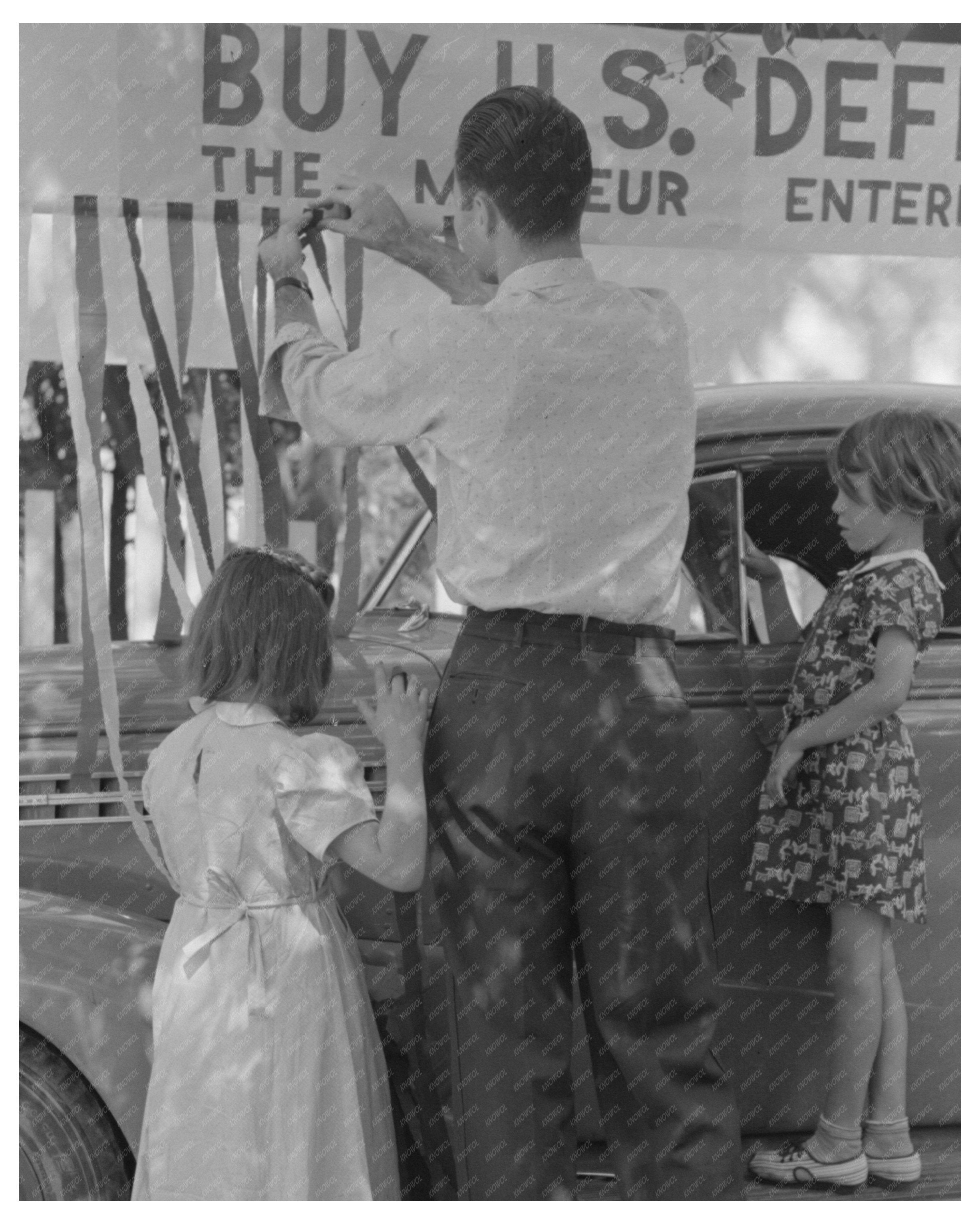Vale Oregon Fourth of July Parade 1941 Vintage Photo