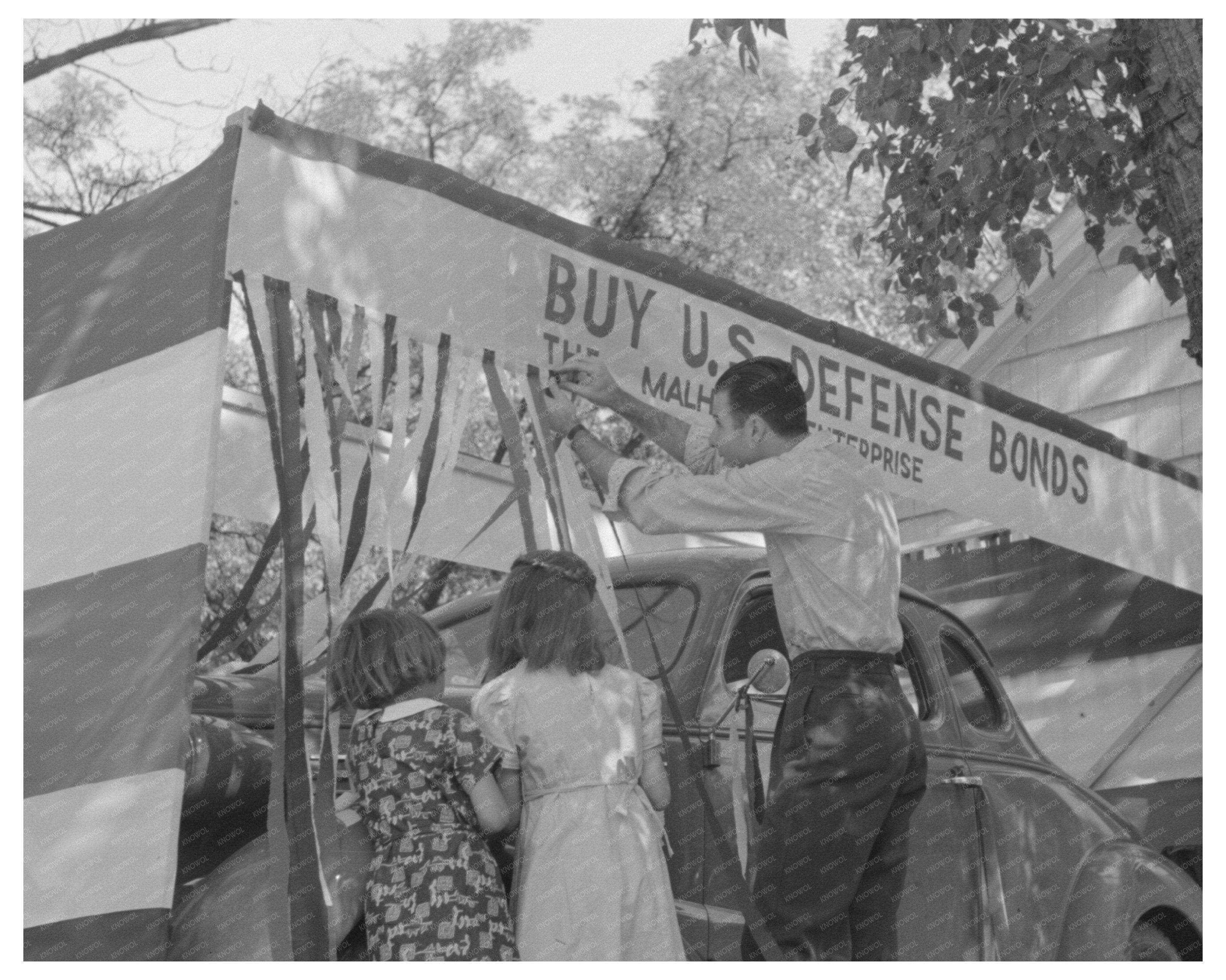 Fourth of July Parade Car Decoration Vale Oregon 1941