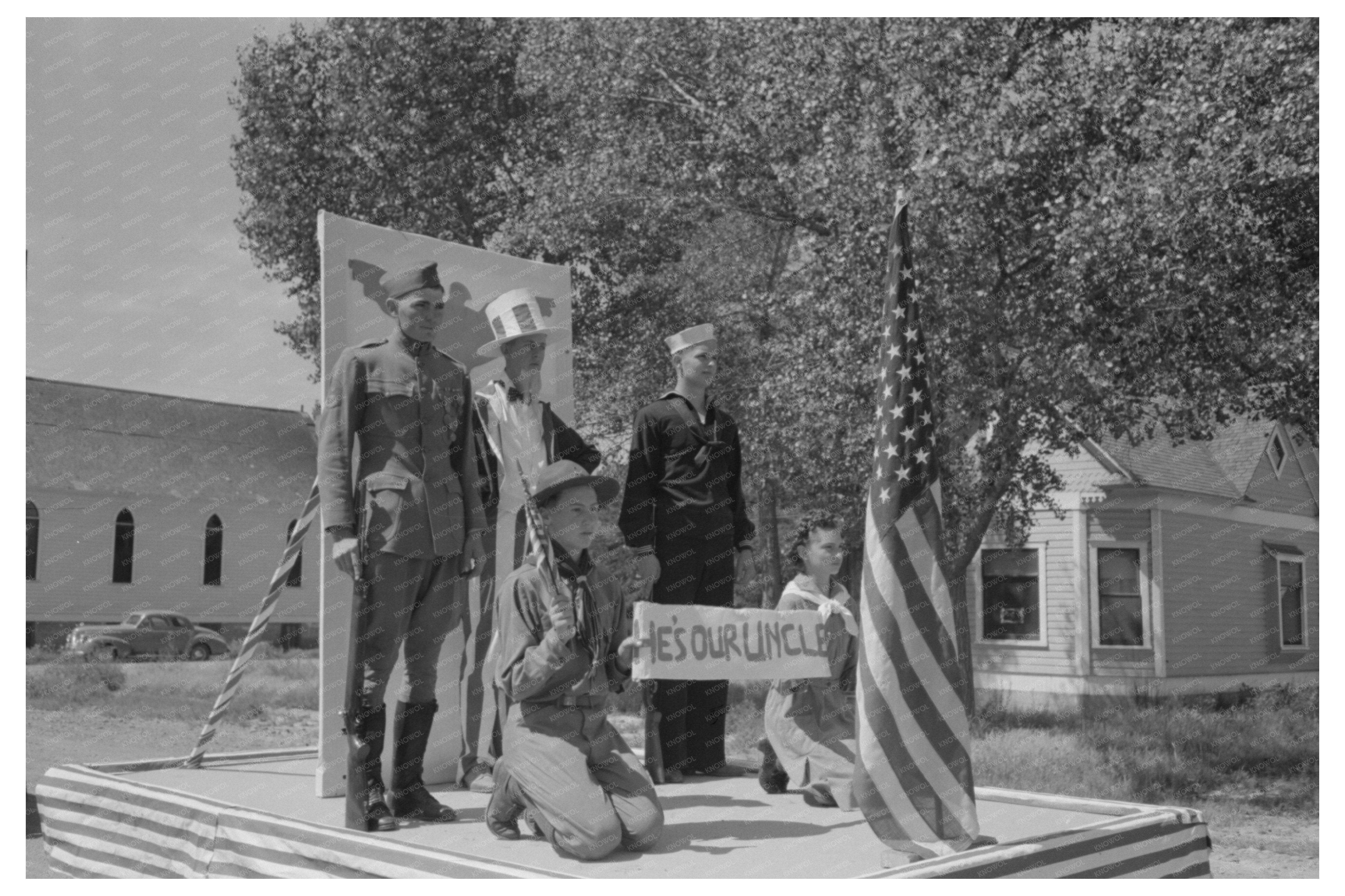 Fourth of July Parade Float Vale Oregon 1941