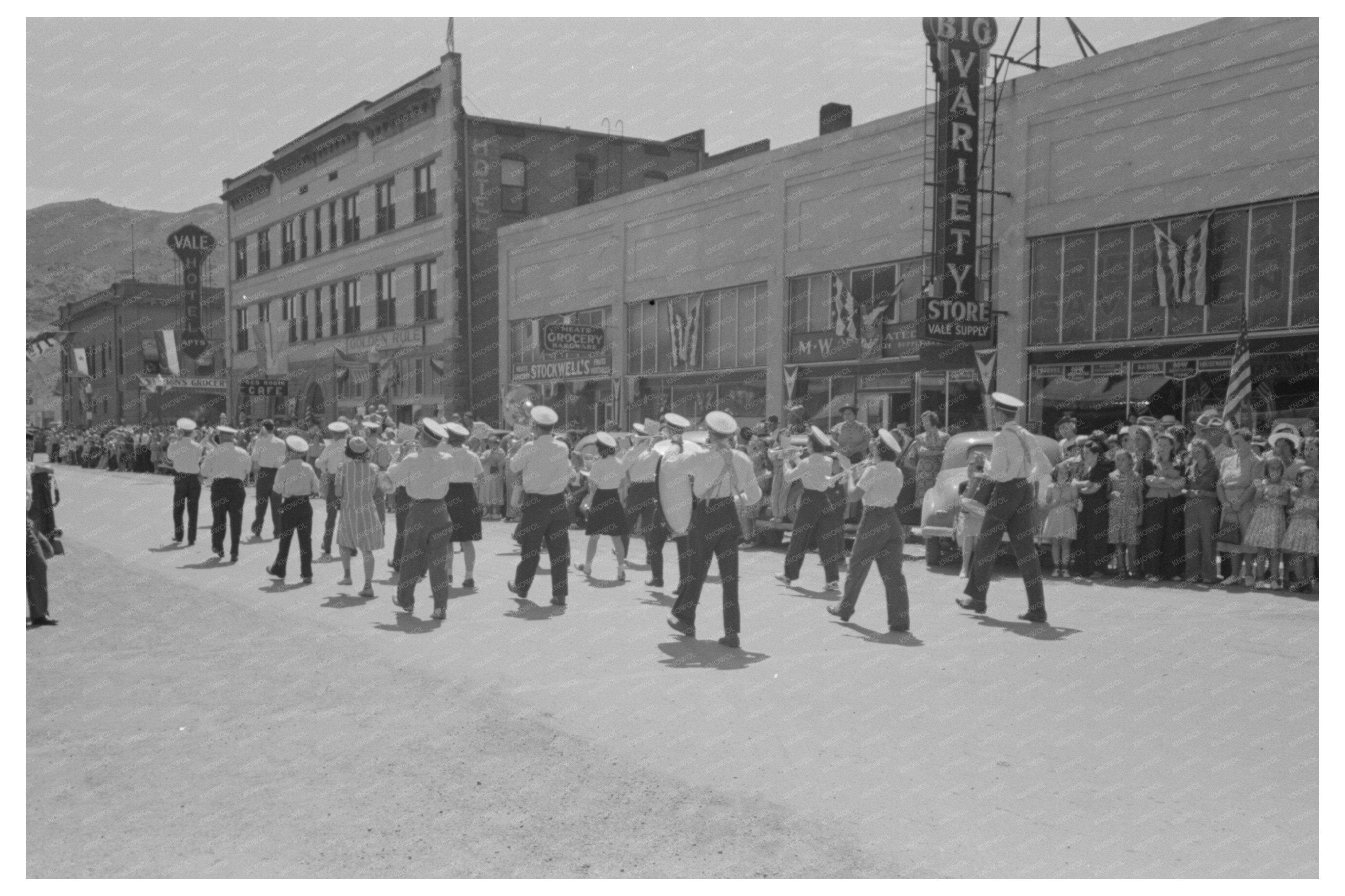 Fourth of July Parade Vale Oregon 1941