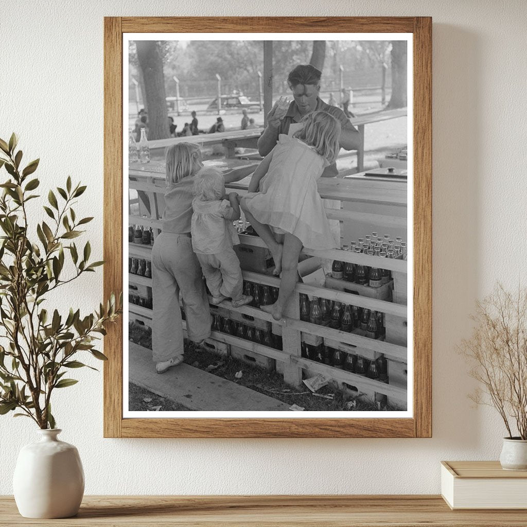 Cold Drink Stand Fourth of July Picnic Vale Oregon 1941