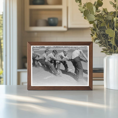 Boys Tug of War Fourth of July Celebration Vale Oregon 1941