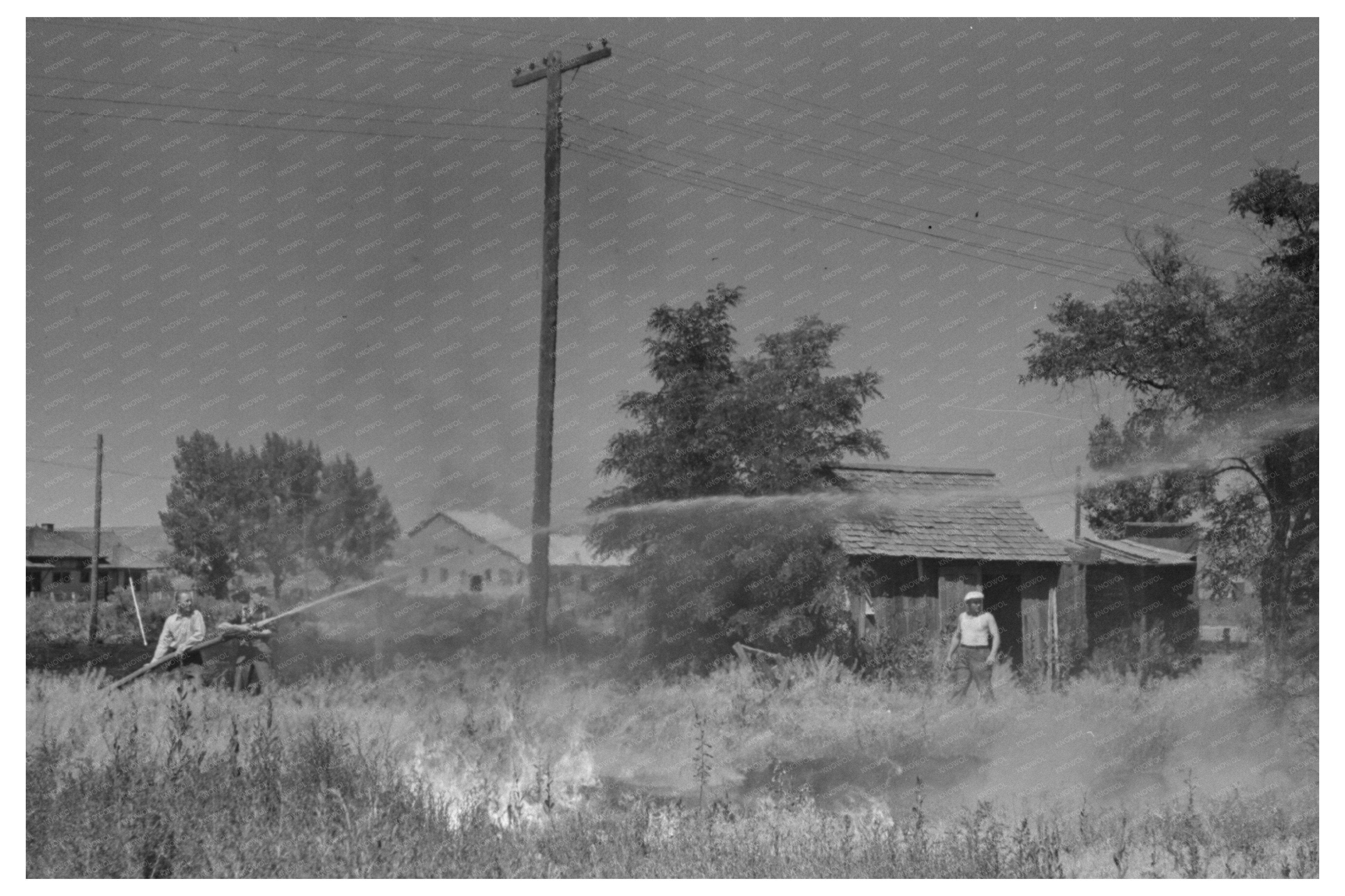 Grass Fire Aftermath in Vale Oregon 1941