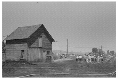 Grass Fire Combat in Vale Oregon July 1941