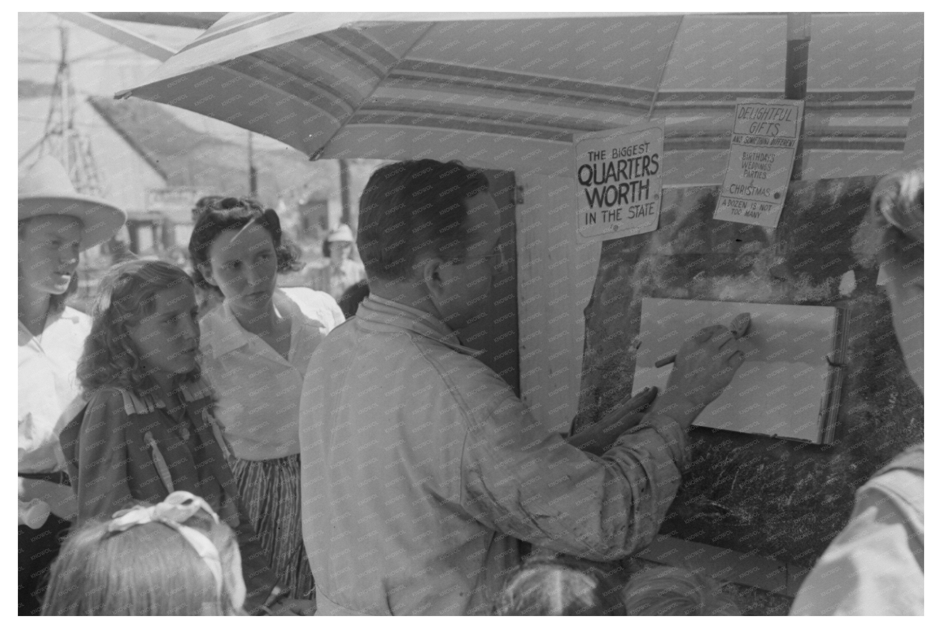 Fourth of July Concession Stand Vale Oregon 1941