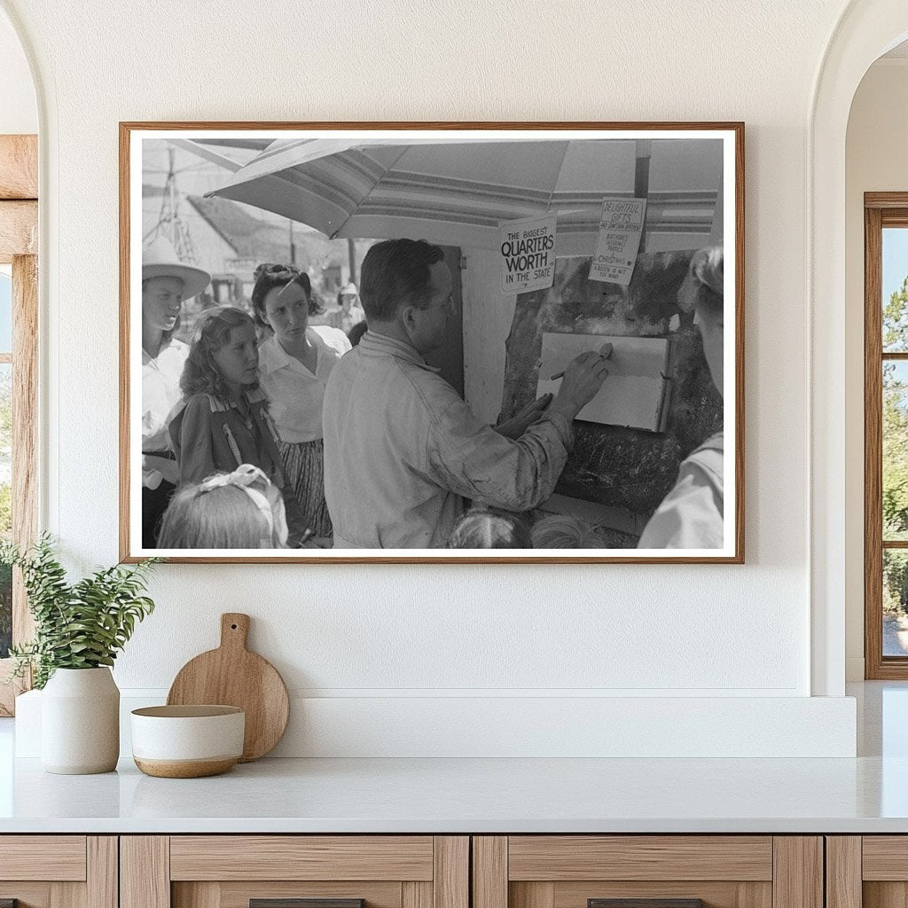 Fourth of July Concession Stand Vale Oregon 1941