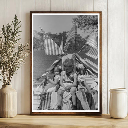 Fourth of July Parade Float with Children Vale Oregon 1941