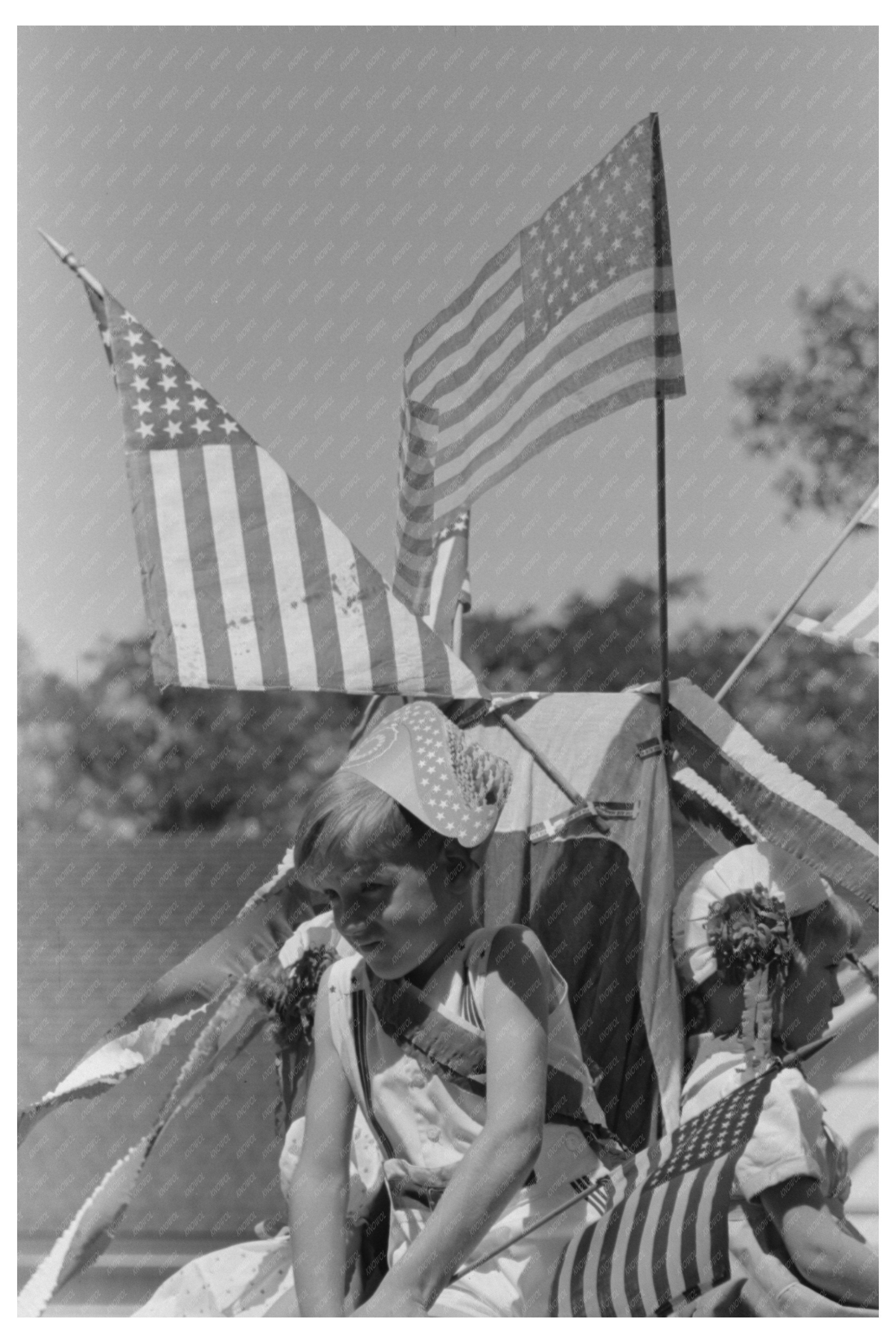 Children on Float in Fourth of July Parade Vale Oregon 1941