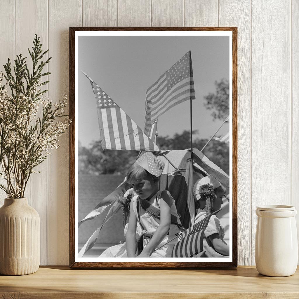 Children on Float in Fourth of July Parade Vale Oregon 1941