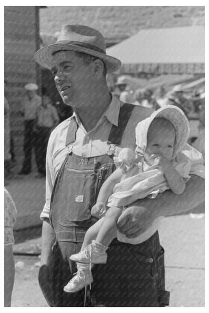 Farmer and Daughter Fourth of July Celebration 1941