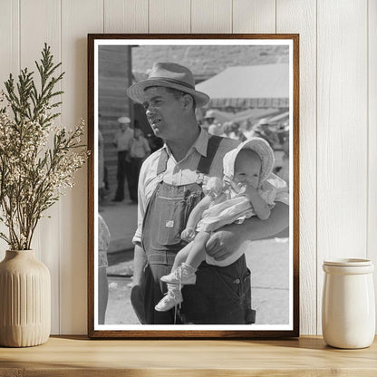 Farmer and Daughter Fourth of July Celebration 1941