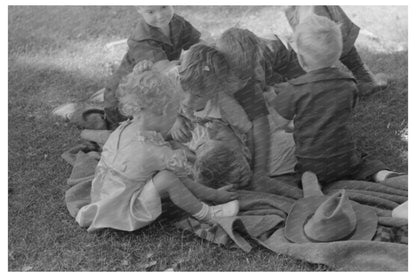 Children Picnic Fourth of July Vale Oregon July 1941