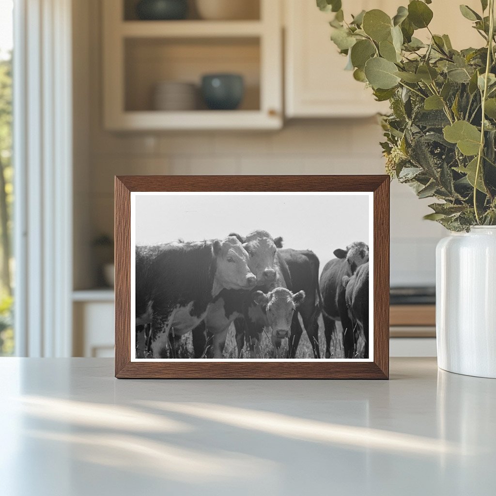 Yearlings at Cruzen Ranch Valley County Idaho 1941