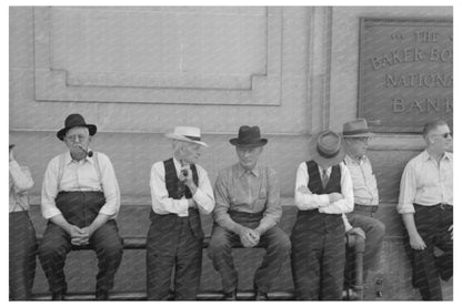 Walla Walla Bank Scene Vintage Photo July 1941