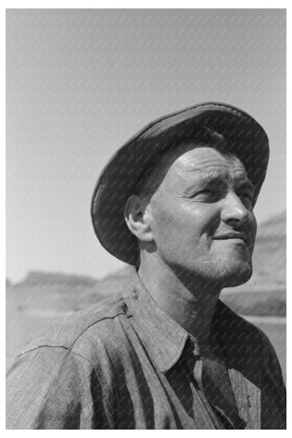 Harvest Hand in Walla Walla County Wheat Fields 1941