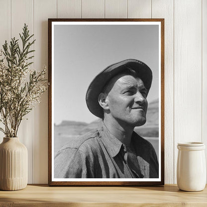 Harvest Hand in Walla Walla County Wheat Fields 1941