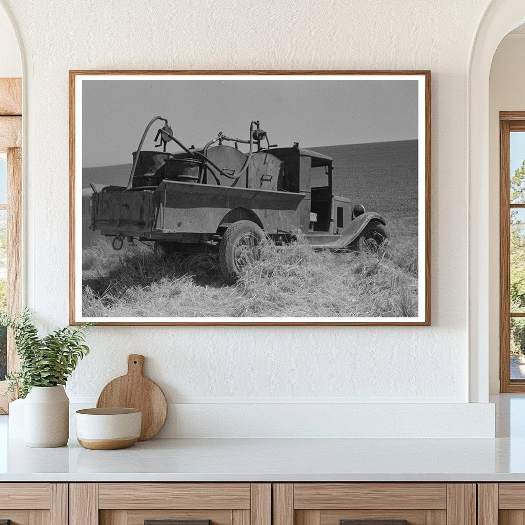 Gasoline Transportation to Tractor in Walla Walla 1941