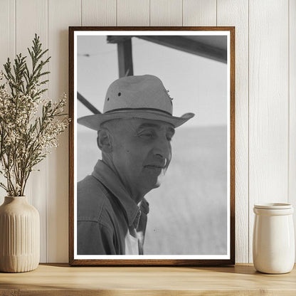 Harvest Worker in Wheat Fields Walla Walla County 1941