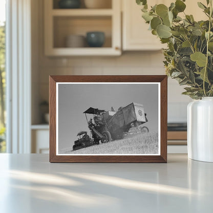 Combine Harvesting Wheat in Walla Walla County 1941