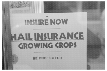 Hail Insurance Advertisement Walla Walla County 1941