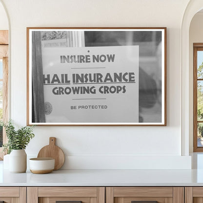 Hail Insurance Advertisement Walla Walla County 1941