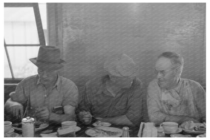 Men Lunching at Yakima Hop Ranch September 1941