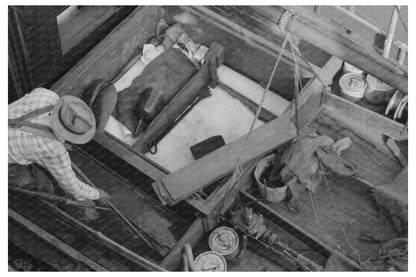 Workers Cleaning Salmon Packing Boxes Astoria 1941