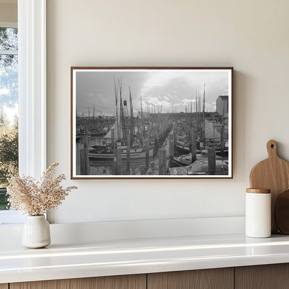 Fishing Boats Docked in Astoria Oregon September 1941