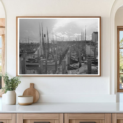 Fishing Boats Docked in Astoria Oregon September 1941