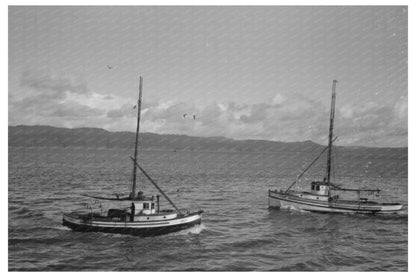 Fishing Boat in Astoria Oregon September 1941