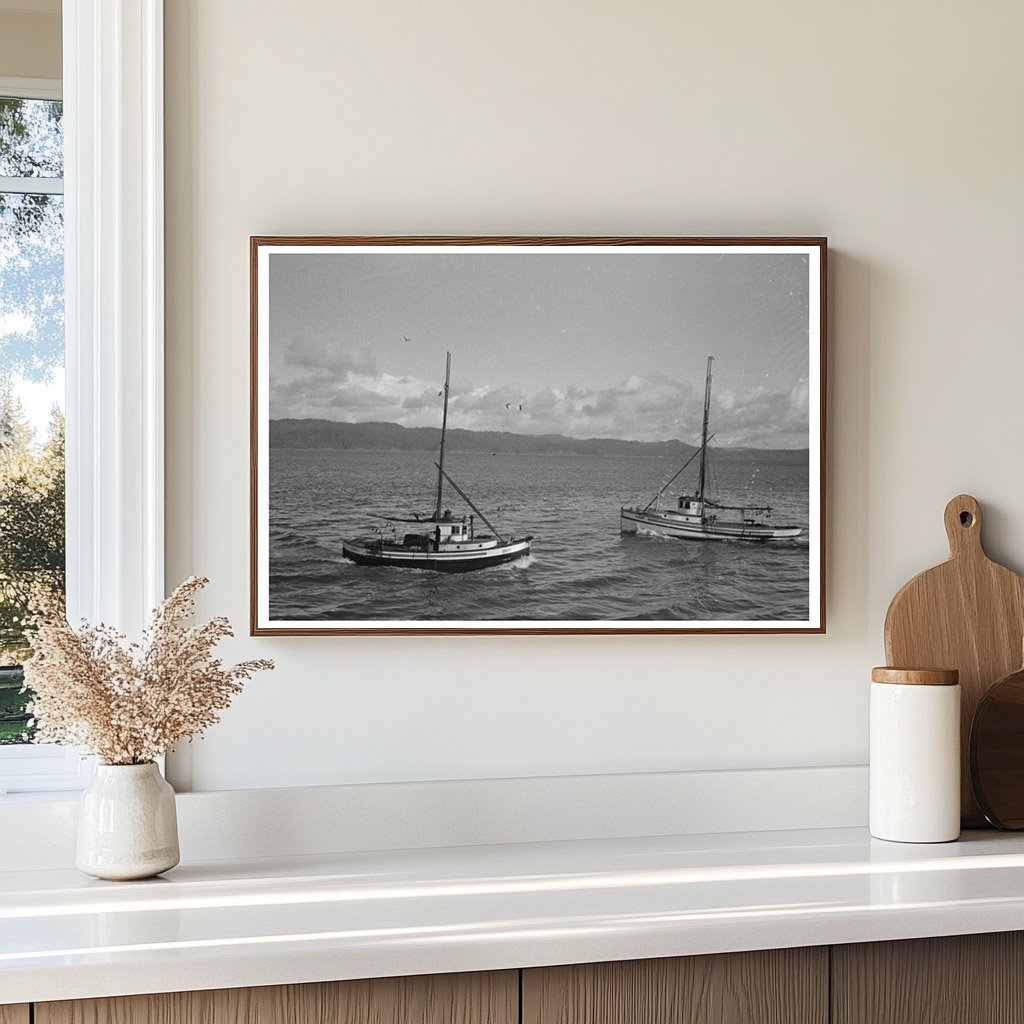 Fishing Boat in Astoria Oregon September 1941