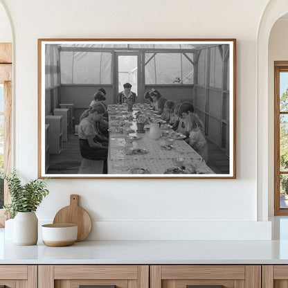 Children Receiving Lunch at FSA Camp Odell Oregon 1941