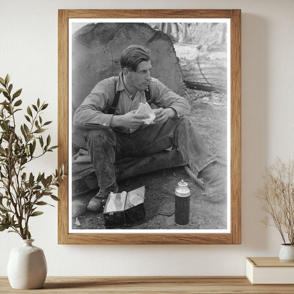 Lumberjack Lunch at Long Bell Lumber Company October 1941