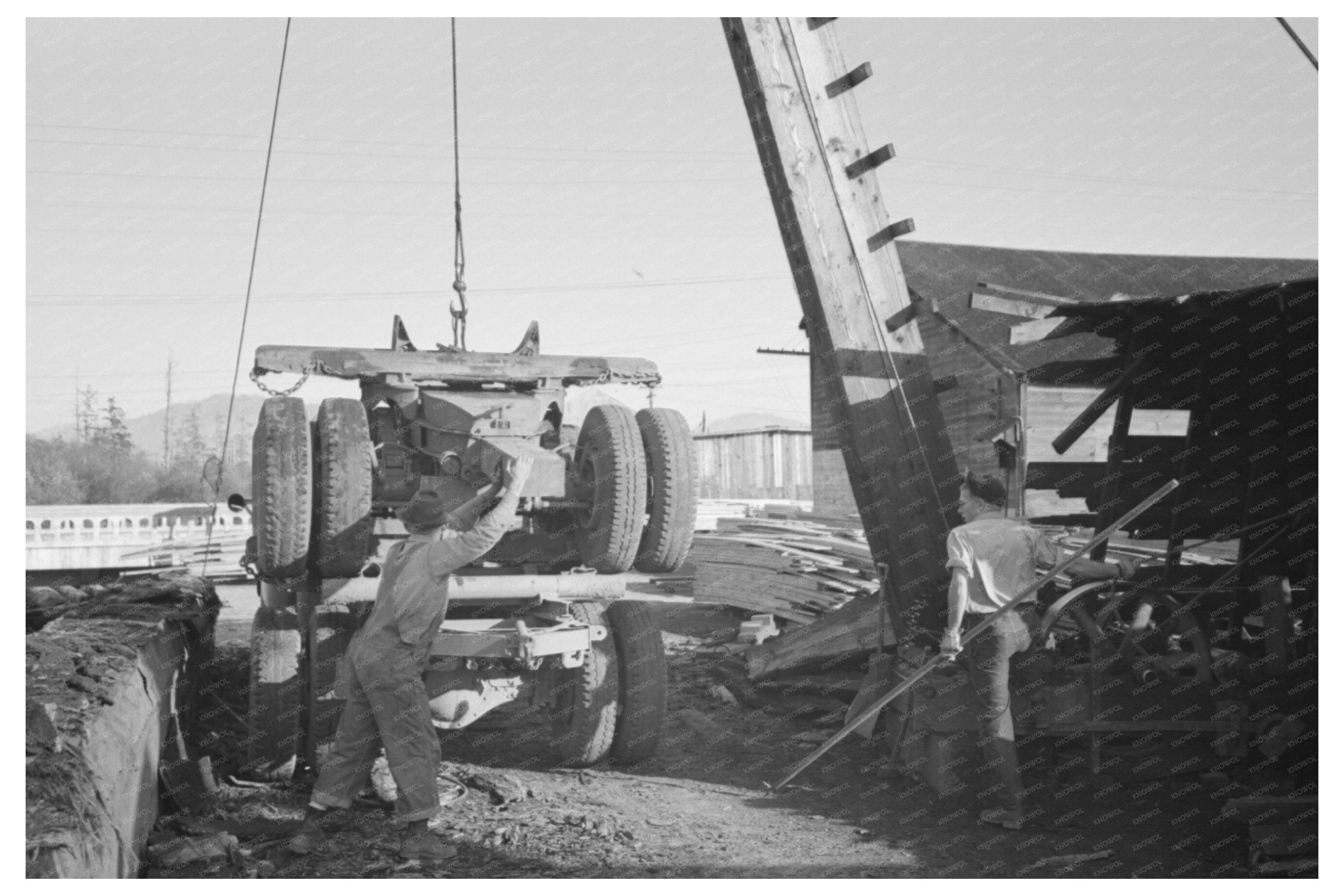 Logging Operation in Tillamook County Oregon 1941