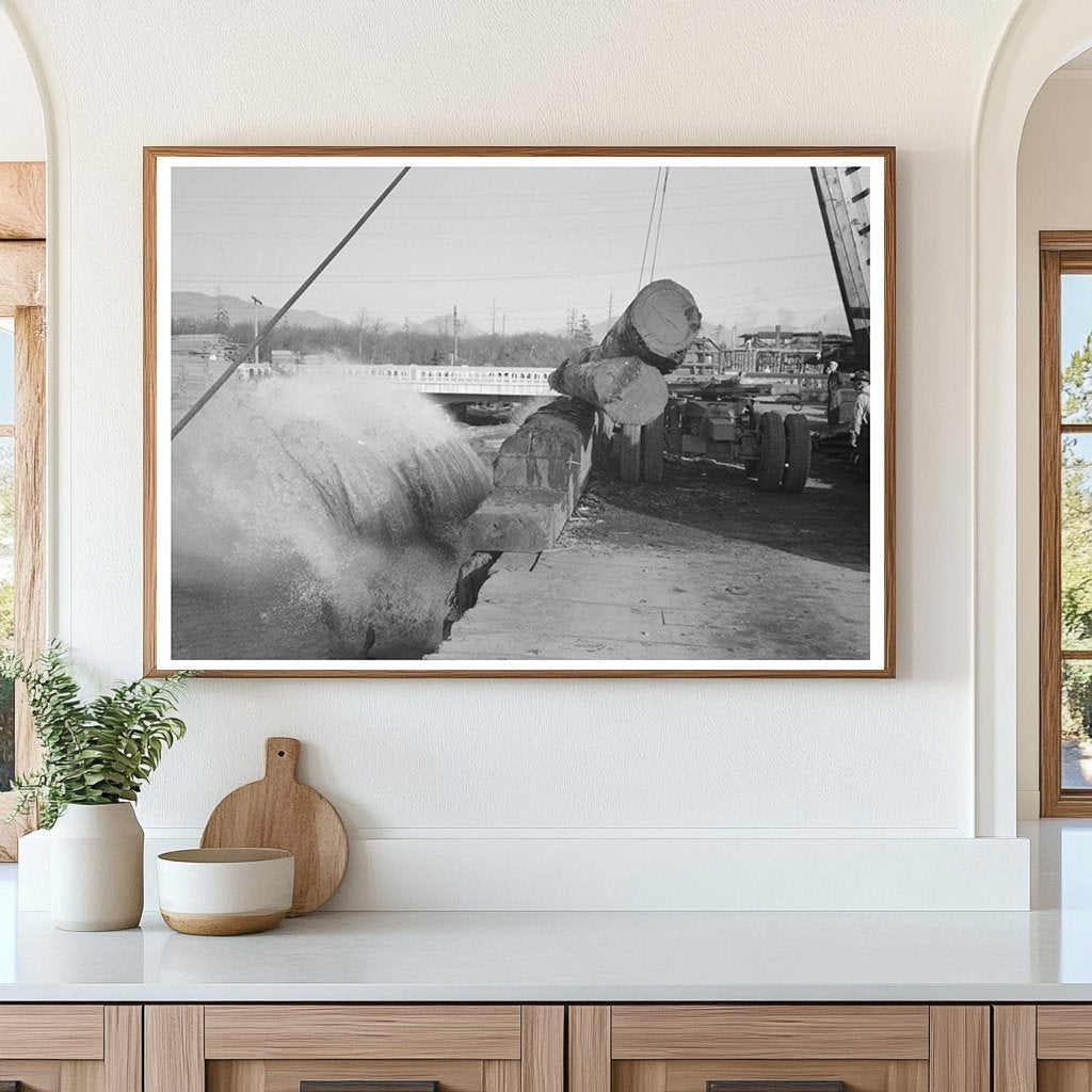 Timber Harvesting Workers in Tillamook Oregon 1941