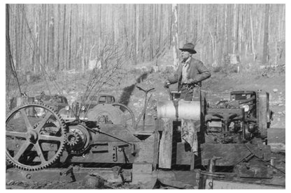 Donkey Puncher at Gyppo Logging Tillamook County 1941