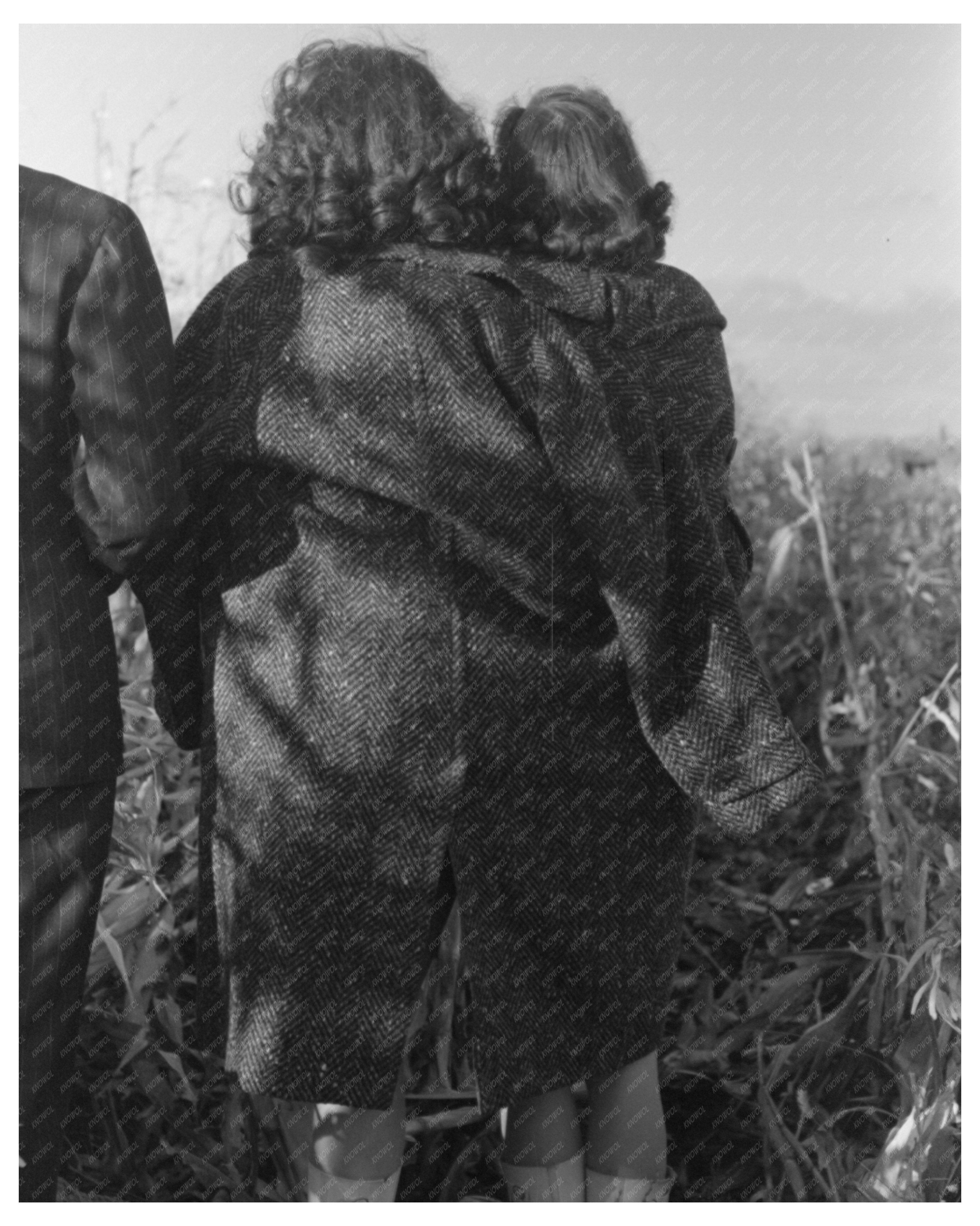 Girls Band Observes Cornhusking Contest Ontario Oregon 1941