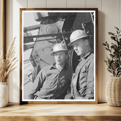 Greaser in Wheelhouse at Shasta Dam December 1941