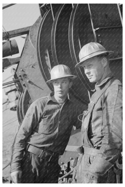 Greaser in Shasta Dam Wheelhouse December 1941