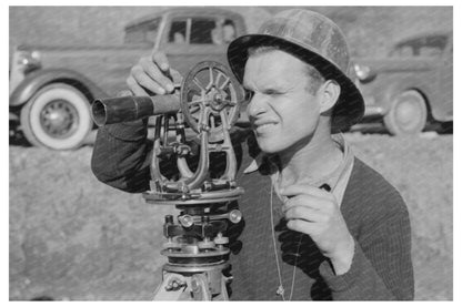Surveying Crew at Shasta Dam December 1941
