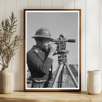 Shasta Dam Construction Crew December 1941 Photo