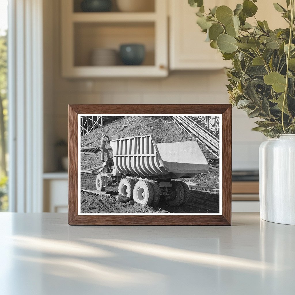 Butane-Powered Dump Truck at Shasta Dam December 1941