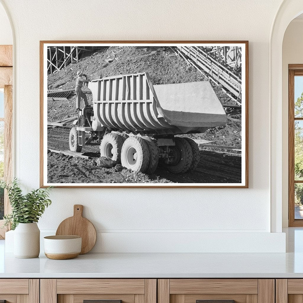 Butane-Powered Dump Truck at Shasta Dam December 1941