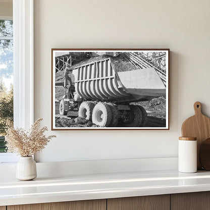 Butane Dump Truck at Shasta Dam Construction December 1941