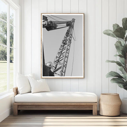 Shasta Dam crane construction photo December 1941